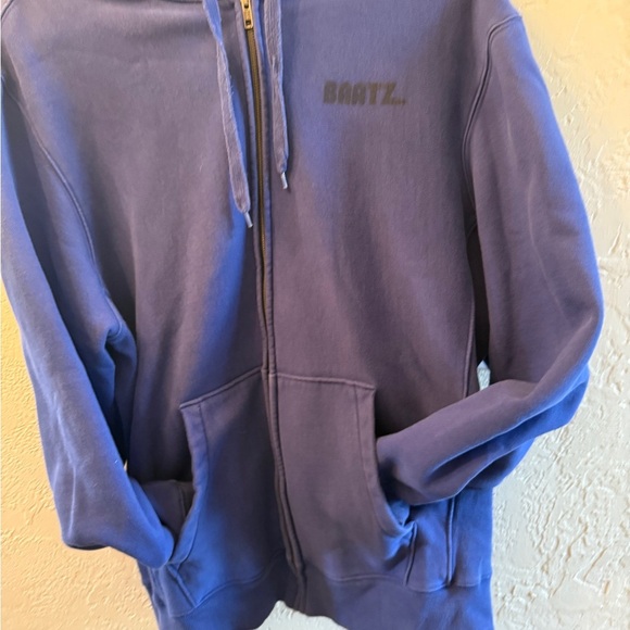 Baatz Blue Full Zip-Up Hoodie Sweatshirt Men’s Sz XXL - Picture 2 of 14